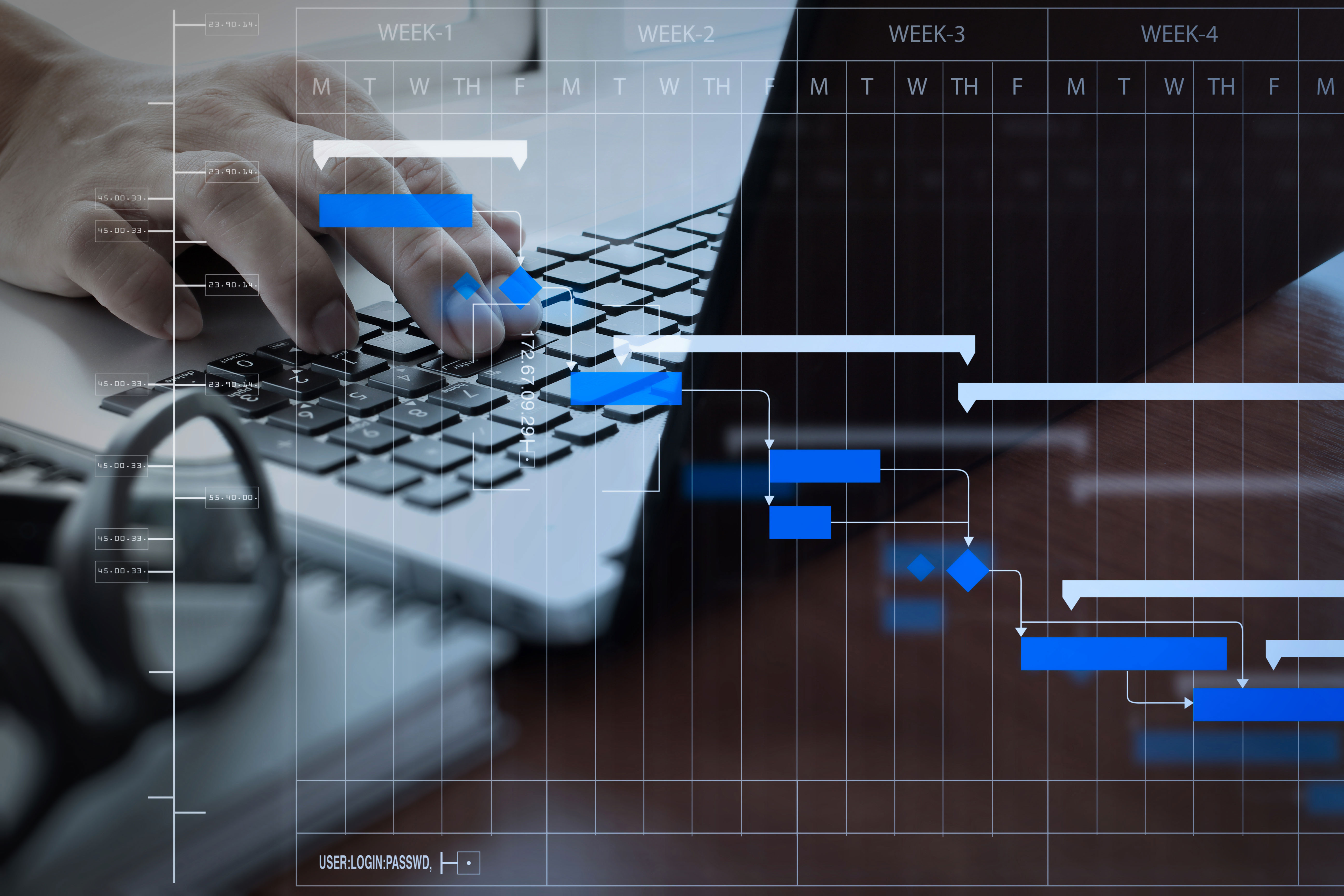 Using software. Планирование, графики Shutterstock.
